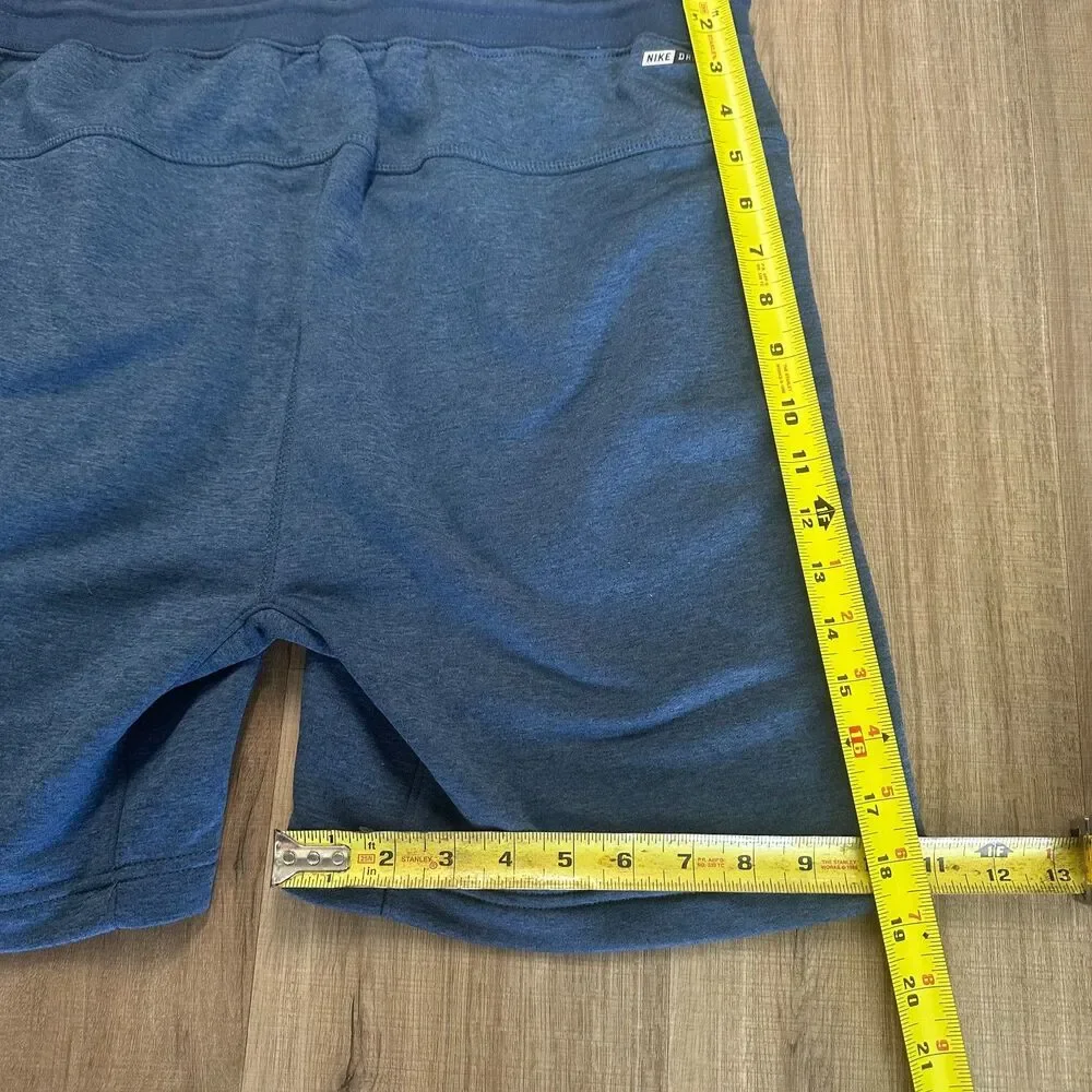 Hurley Men Activewear Shorts Medium M Blue Dri-Fit By Nike Beach Surf